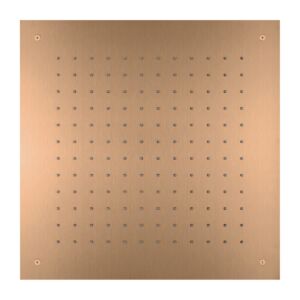 Herzbach Design iX PVD Regenbrause 21.655000.2.39 Deckeneinbau, 500x500mm, Copper Steel