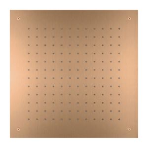 Herzbach Design iX PVD Herzbach Design iX PVD encastré au plafond, 500x500mm, acier cuivré