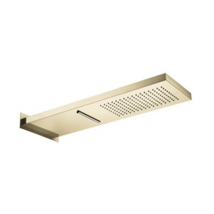 Herzbach Design iX PVD Regenbrause 21.661600.2.41 Brass Steel, 537x165mm, Wandmontage