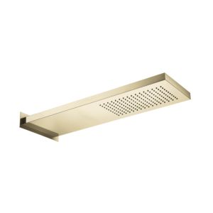 Herzbach Design iX PVD Regenbrause 21.661700.1.41 Brass Steel, 537x165mm, Wandmontage
