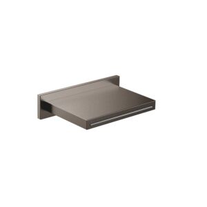 Herzbach Design iX PVD Schwall-Auslauf 21.694000.1.40 Black Steel, für Wand-Aufputz-Montage