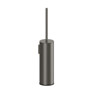 Herzbach Design iX PVD toilet brush set 21.810000. 2000 .40 Black Steel, wall mounting