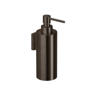 Herzbach Design iX PVD soap dispenser 21.811000. 2000 .40 Black Steel, wall mounting, 200 ml