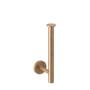 Herzbach Design iX PVD Reserve-Papierrollenhalter 21.815050.1.39 Copper Steel, für 2 Rollen, Wandmontage