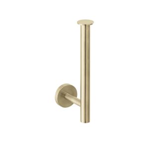 Herzbach Design iX PVD Reserve-Papierrollenhalter 21.815050.1.41 Brass Steel, für 2 Rollen, Wandmontage
