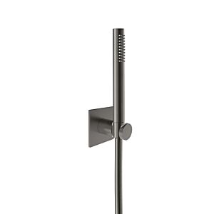 Herzbach Design iX PVD 21.914000.2.40 Black Steel, with cone holder, shower 2000 match2 .250mm