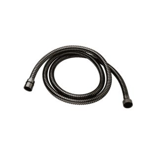 Herzbach LIVING SPA metal flex shower hose 125 cm 21.926300.1.40 Black Steel, 1250 mm, metal agraff