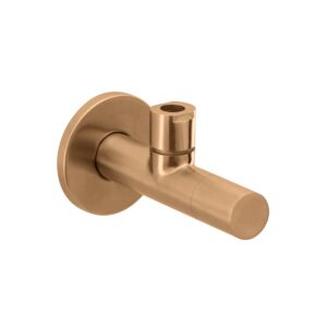 Herzbach Design iX PVD Eckventil 21954780139 Copper Steel, mit Rosette