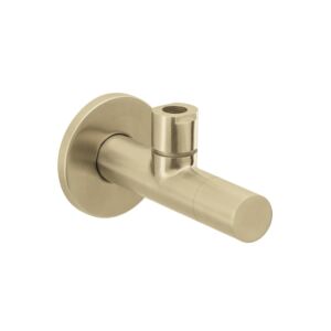 Herzbach Design iX PVD Eckventil 21954780141 Brass Steel, mit Rosette
