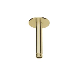 Herzbach Design iX PVD ceiling arm 21.964810. 2000 , 100mm, with rosette d = 70mm