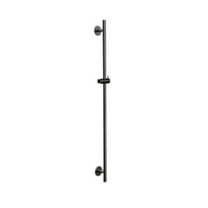Herzbach Design iX PVD shower wall bar 21.965900. 2000 .40 Black Steel, 900mm