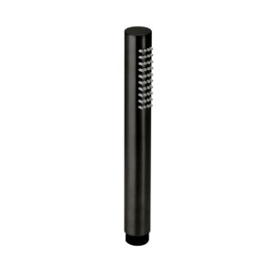 Herzbach Design iX PVD baton hand shower 21.977400. 2000 .40 round, Black Steel