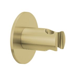 Herzbach Design iX PVD wall bracket 21.994100. 2000 .41 Brass Steel, rosette d = 70mm
