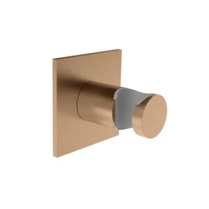 Herzbach Design iX PVD wall bracket 21.994100.2.39 Copper Steel, rosette 70x70mm