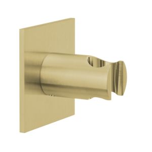 Herzbach Design iX PVD support mural 21.994100.2.41 Laiton Acier, rosace 70x70mm