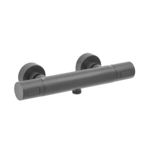 Herzbach Deep Grey thermostat de douche 23.131100.1.06 AP, gris mat