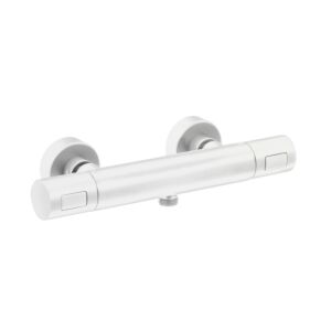 Herzbach Deep White Brause-Thermostat 23.131100.1.07 weiß matt, Aufputz