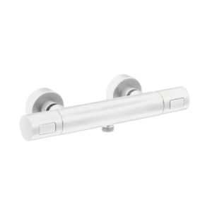 Thermostat de douche Herzbach Deep White 23.131100.1.07 blanc mat, apparent