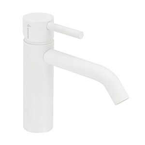 Herzbach Deep White basin mixer 23.203720.1.07 M-Size, without drain fitting, 150 mm, matt white