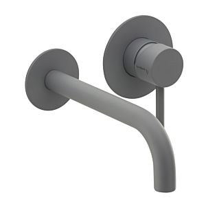 Herzbach Deep Gray final assembly set 23.203754.1.06 210 mm, concealed washbasin fitting, gray matt