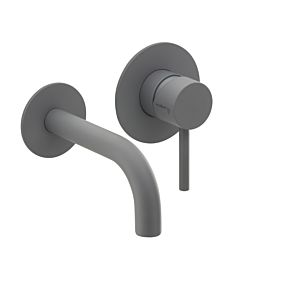 Herzbach Deep Gray final assembly set 23.203756.1.06 160 mm, concealed basin mixer, gray matt