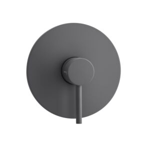 Herzbach Deep Grey set de montage final 23.210550.1.06 robinet de douche, encastré, gris mat
