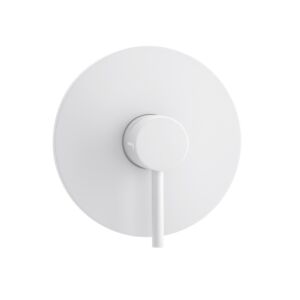 Set de finition Herzbach Deep White 23.210550.1.07 robinetterie de douche, encastrée, blanc mat