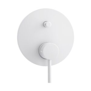 Set de finition Herzbach Deep White 23.220035.1.07 mitigeur de bain, encastré, blanc mat