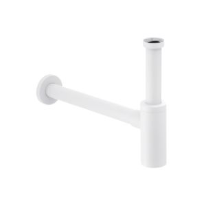 Herzbach Deep White design odor trap 23.485800.1.07 1 1/4&quot;, white matt