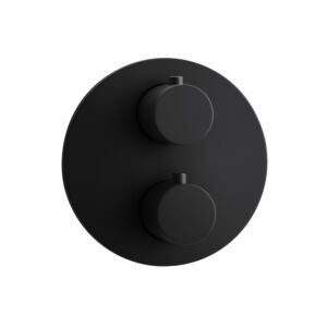 Herzbach Deep Black Herzbach Deep Black 23.500550. 2000 .12 1 Verbraucher , noir mat, thermostat de douche