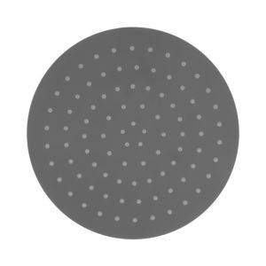 Herzbach Deep Gray rain shower 23.600250.1.06 250 mm, for ceiling or wall arm, gray matt