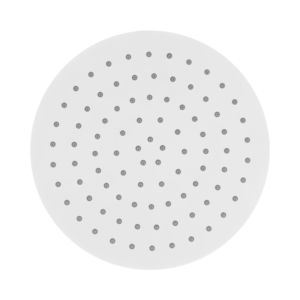 Herzbach Deep White overhead shower 23.600250.1.07 250 mm, for ceiling or wall arm, matt white