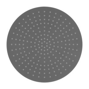 Douche de pluie Herzbach Deep Grey 23.600300.1.06 300 mm, pour plafond ou bras mural, gris mat