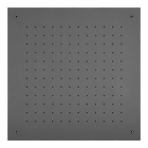 Herzbach Deep Grey Regenbrause 23.650000.2.06 500 mm, zum Deckeneinbau, grau matt