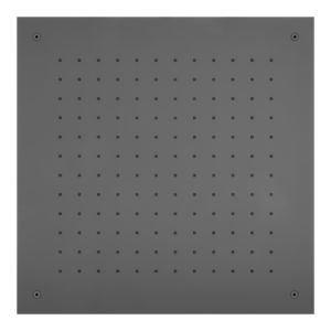 Douche de pluie Herzbach Deep Grey 23.650000.2.06 500 mm, pour montage au plafond, gris mat