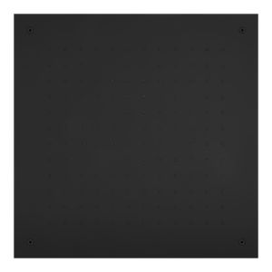 Douche de tête Herzbach Deep Black 23.650000.2.12 500 mm, noir mat, pour montage au plafond
