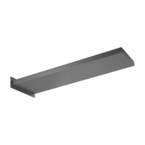 Herzbach Deep Grey Regenbrause 23.661700.1.06 537 x 165 mm, zur Wandmontage, grau matt