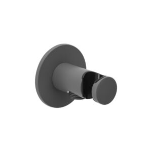 Herzbach Deep Gray shower connection bend 23.685200.1.06 with cone holder rigid, gray matt