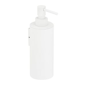 Herzbach Distributeur de savon Deep White 23.811000.1.07 pour 200 ml, montage mural, blanc mat