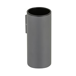 Herzbach Deep Grey porte-brosse à dents 23.812000.1.06 montage mural, fixation invisible, gris mat
