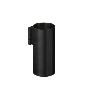 Herzbach Deep Black brosse à dents match0 23.812000. 2000 .12 noir mat, montage mural