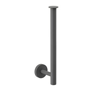 Herzbach Deep Grey porte-rouleau de papier de réserve 23.815050.1.06 pour 2 rouleaux, montage mural, montage encastré, gris mat