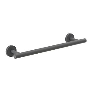 Herzbach Deep Grey poignée de bain/ porte-serviettes 23.817000.1.06 300mm, montage mural, fixation invisible, gris mat