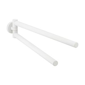 Herzbach Deep White porte-serviettes 23.818500.1.07 saillie 340mm, montage mural, blanc mat