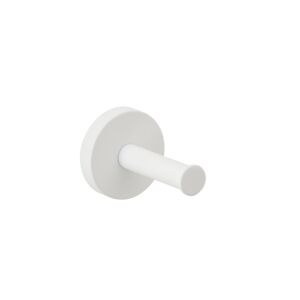 Herzbach Deep White Handtuchhaken 23.819500.1.07 62 mm, Wandmontage, Befestigung verdeckt, weiß matt