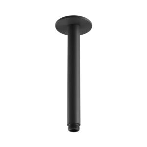 Herzbach Deep Black Deckenarm 23.964820.1.12 200 mm, für Regenbrause, schwarz matt