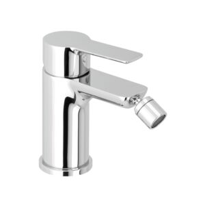 Herzbach Mare Bidetarmatur 24133600101 chrom, mit Ablaufgarnitur