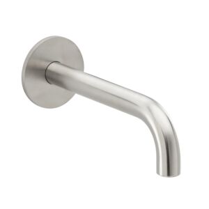 Herzbach Deep IX Wandauslauf 28.142000.1.09 Edelstahl gebürstet, 210 mm, 1/2"