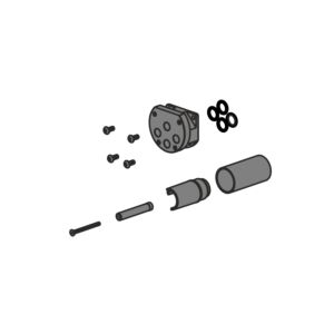 Herzbach Logic Plus rallonge encastrée 30.081700.1.03 30 mm, non raccourcissable, pour thermostats push, PVD or