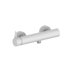 Robinet de douche Herzbach Siro 30.120100.1.07 apparent, blanc mat